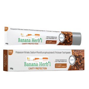 Banaana Herbal Toothpaste – Natural Herbal Teeth Whitening and Gum Care